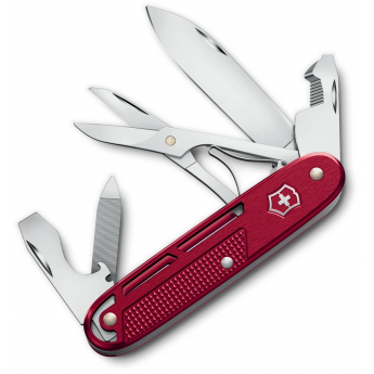 Нож перочинный VICTORINOX SYNERGY X ALOX (0.8226.20) 93мм 10функций красный